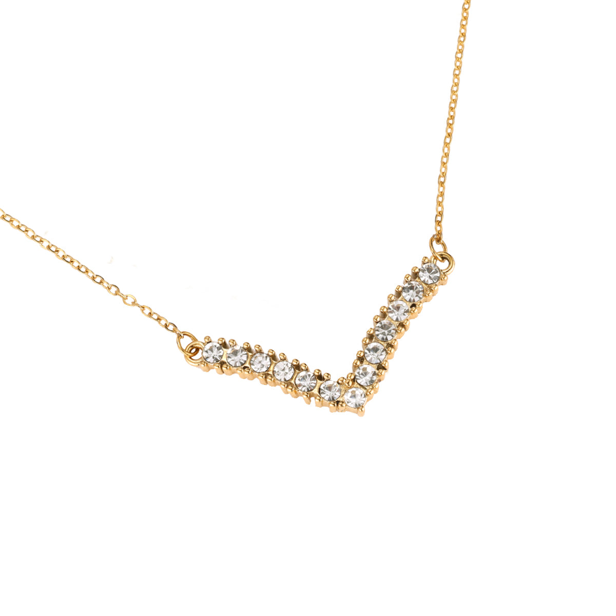 Halskette Möwe Gold – Damen Edelstahl Kette 316L