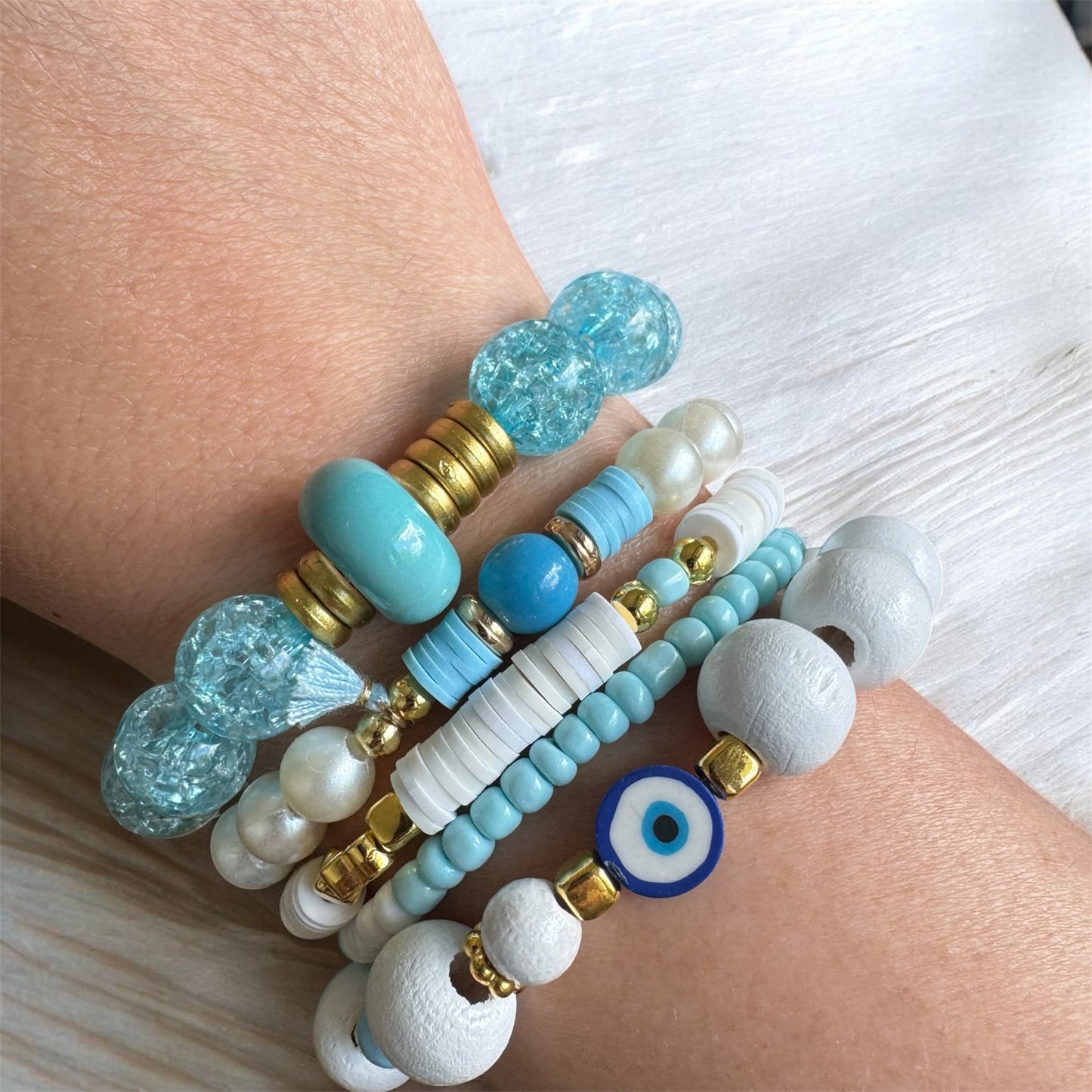Perlenarmband Set | 5-Teilig