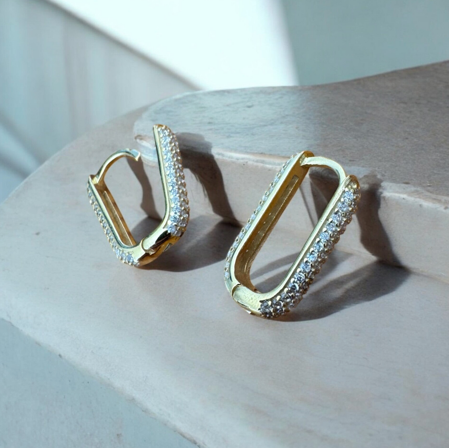 Ohrringe | Golden Glow Hoops