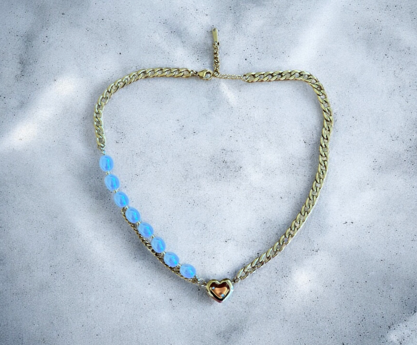 Halskette | Chain & Pearl
