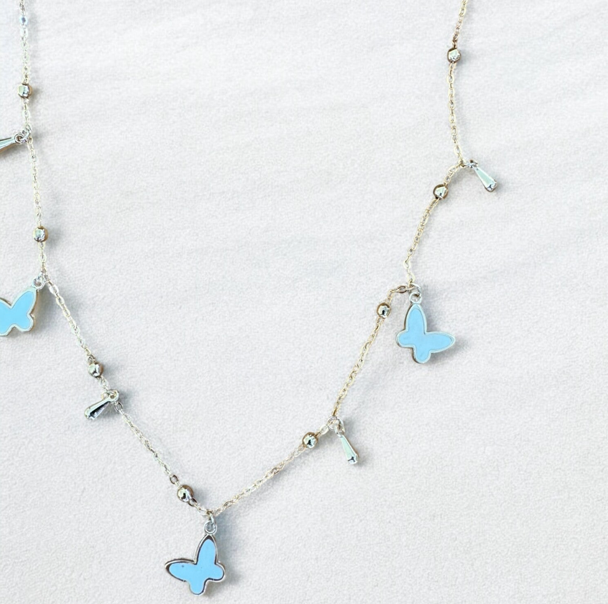 Halskette | White Butterfly