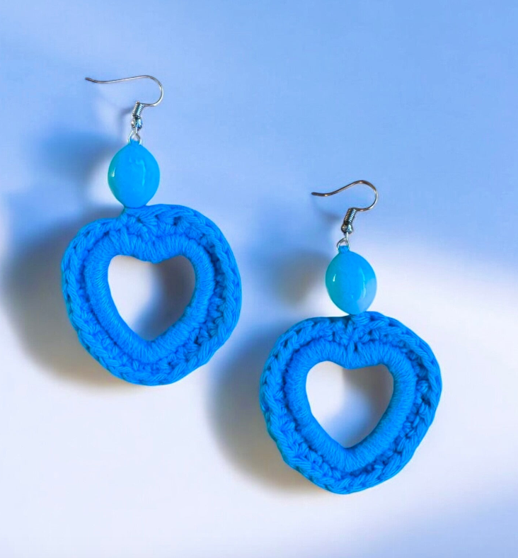 Ohrringe | Blue Heart