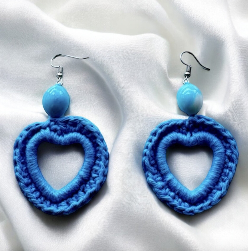 Ohrringe | Blue Heart