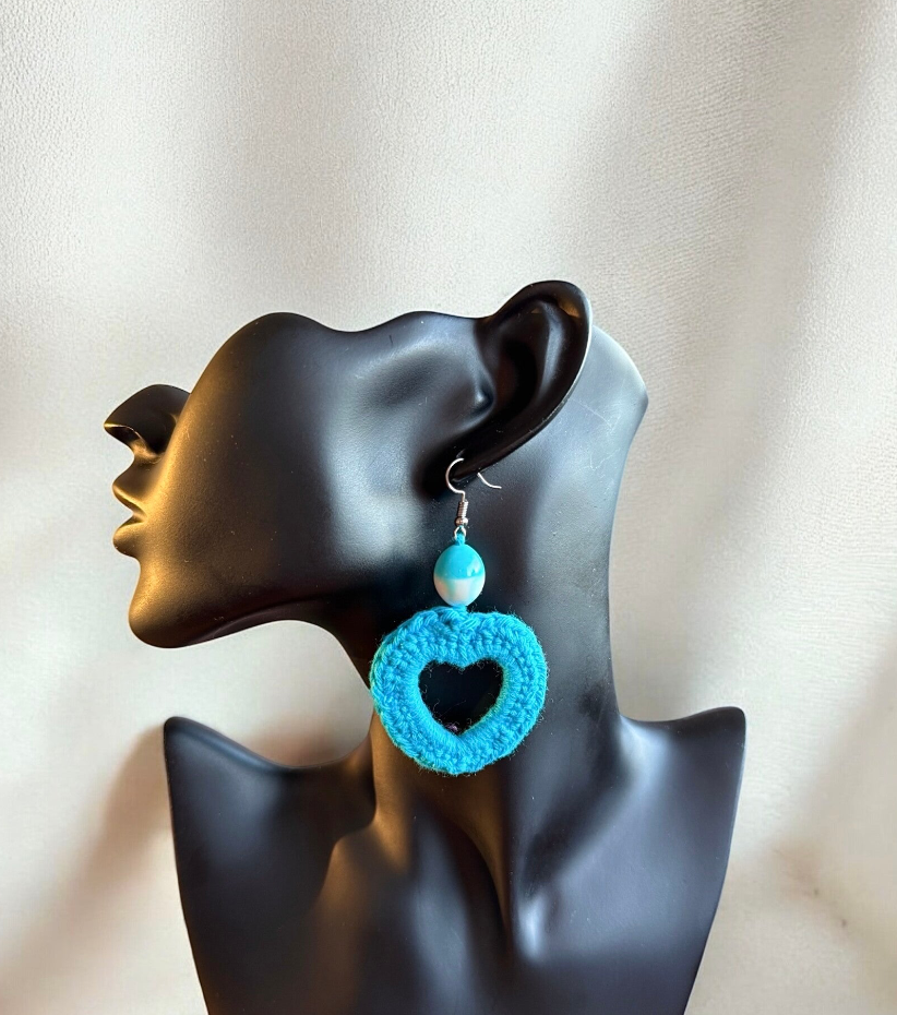 Ohrringe | Blue Heart