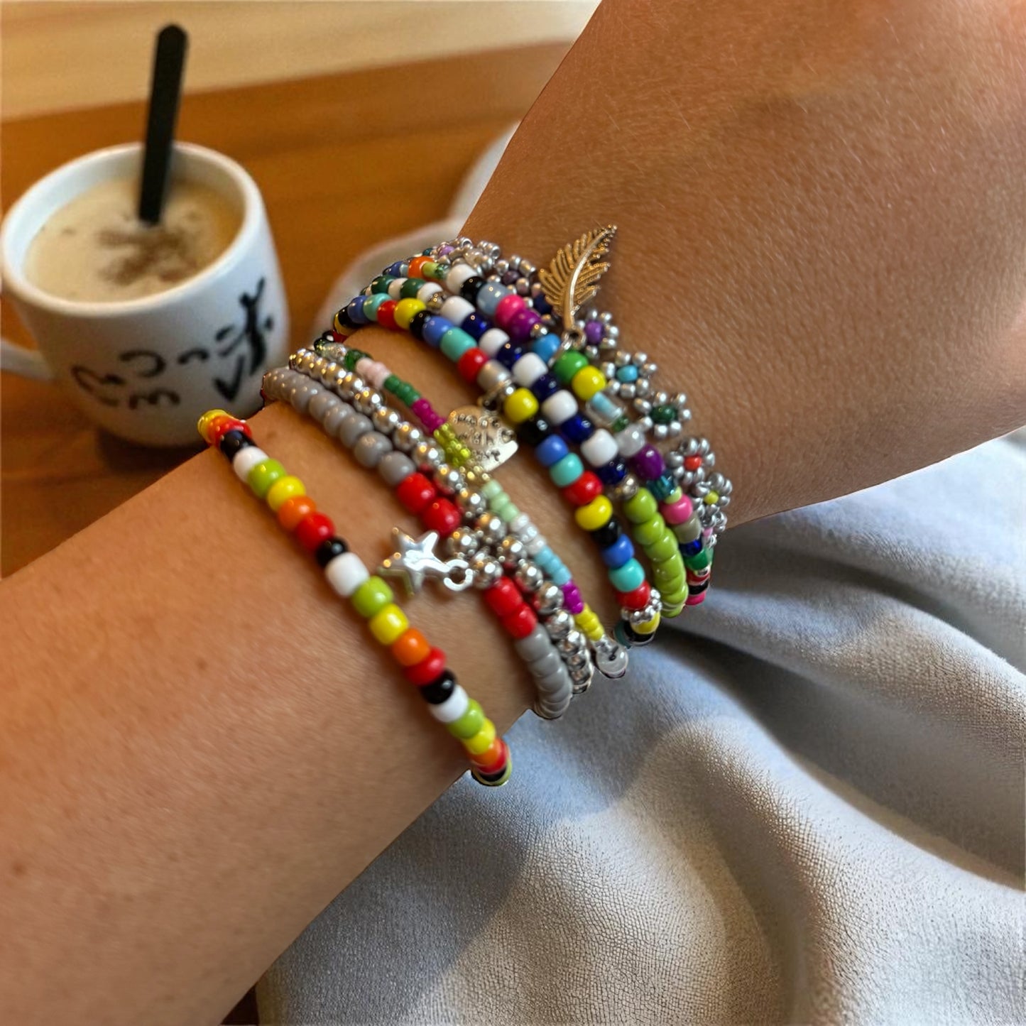 Perlenarmband Set | Luna Line