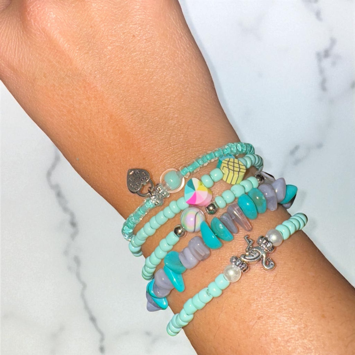 Perlenarmband Set | Luna Line