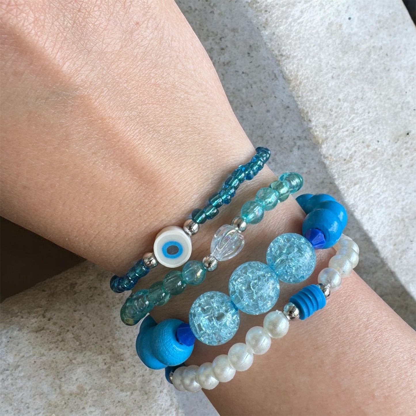 Perlenarmband Set | 4-Teilig