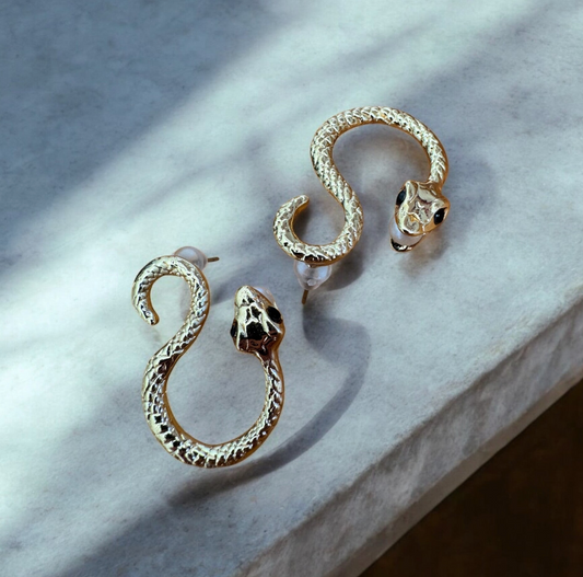 Ohrringe | Golden Snake