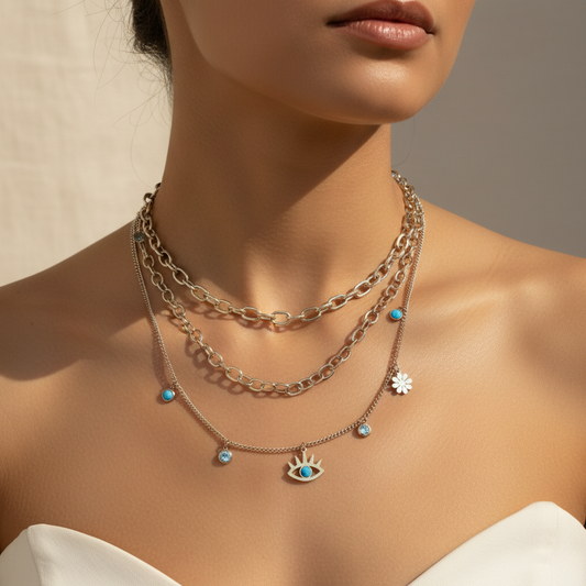 Halskette | Celestial Eye Layers