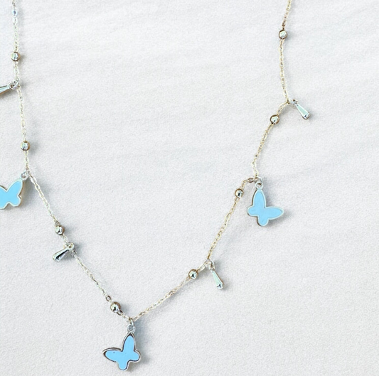 Halskette | White Butterfly
