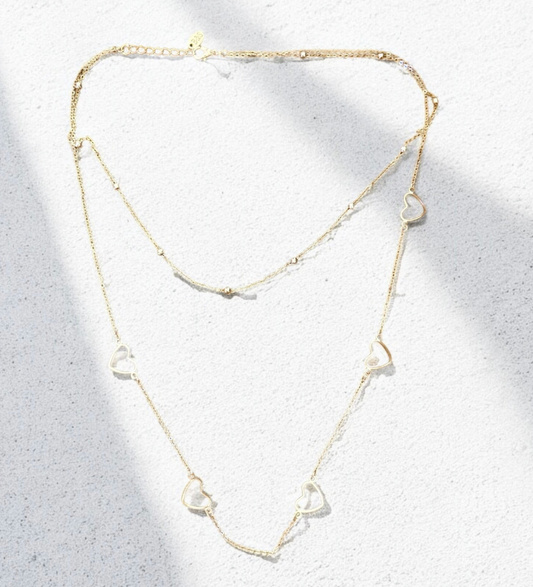Halskette | Golden Hearts
