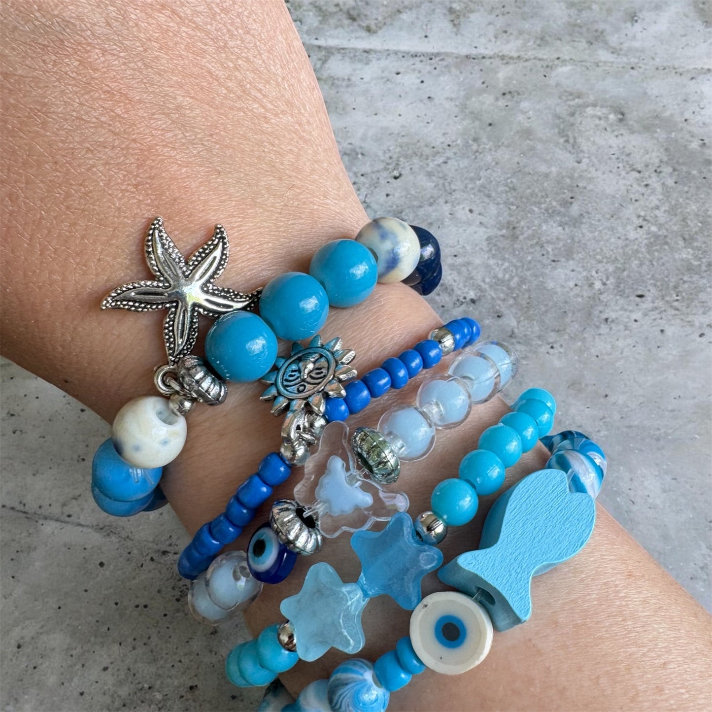 Perlenarmband Set | Starfish