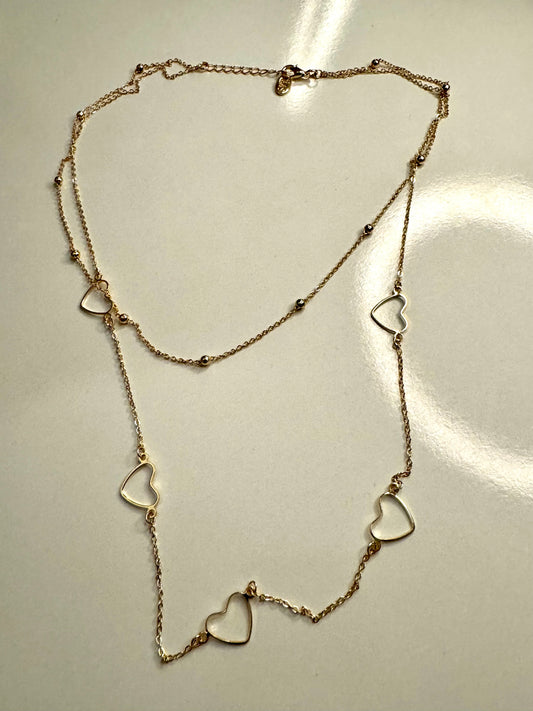 Halskette | Golden Hearts