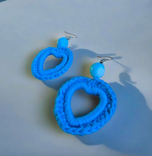 Ohrringe | Blue Heart