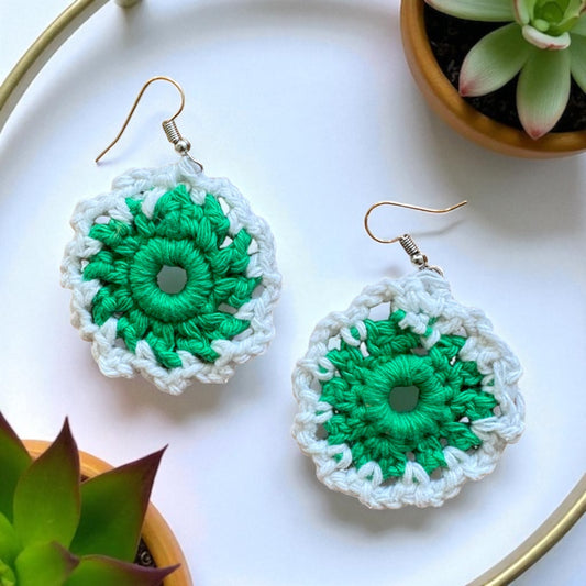 Ohrringe | Green Mandala