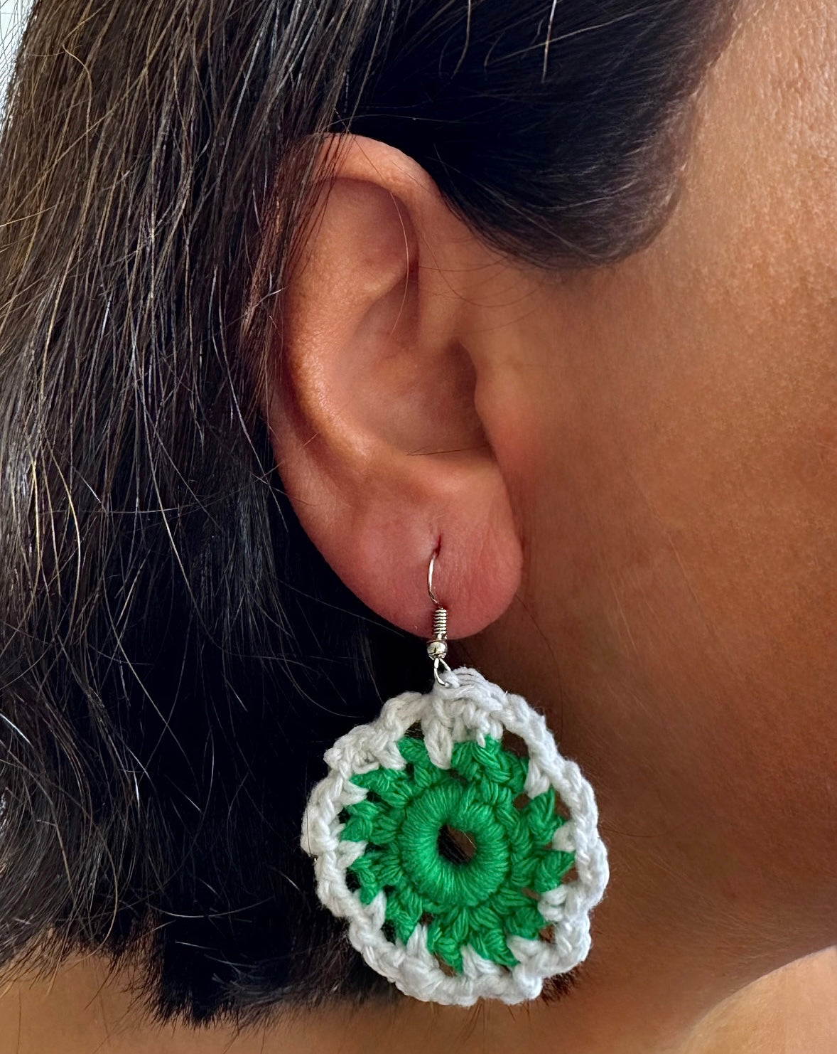 Gestrickte Ohrringe
